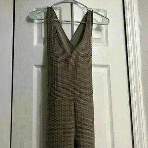 Taupe ActiveWear Jumpsuit